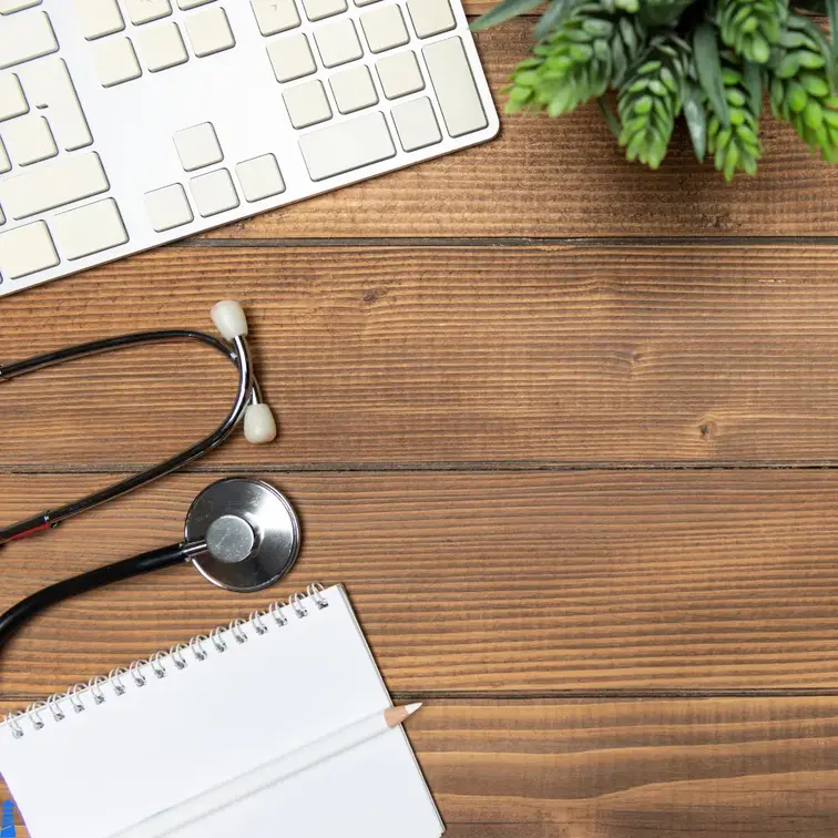 A doctor's desk