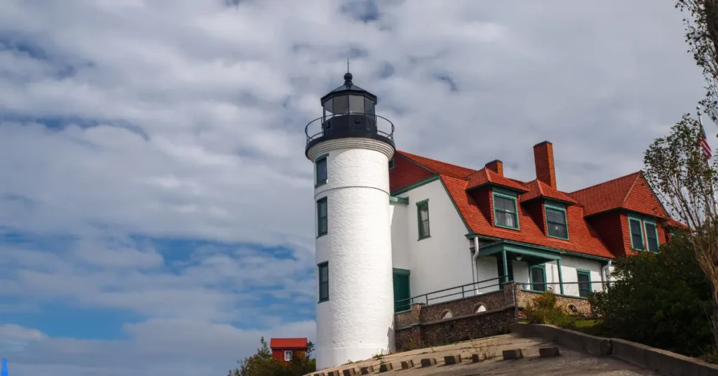A beautiful Lake Michigan lighthouse.