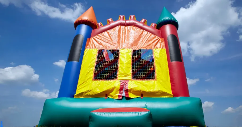 A bouncy castle.